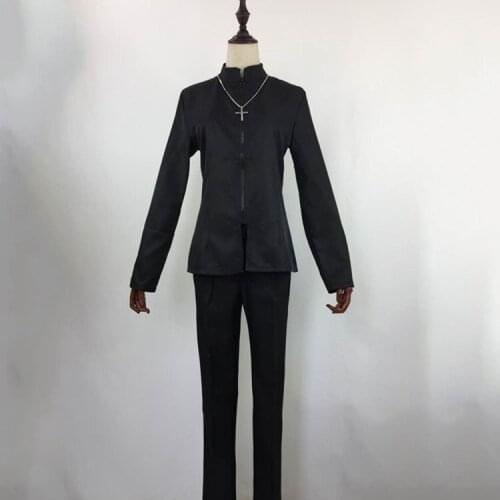 Anime Fate/Grand Order Kotomine Kirei Cosplay Costume Game Fate stay night Halloween Christmas Party Costume