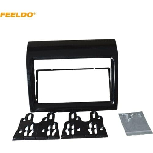 FEELDO Car Radio DVD Dash Mount Adapter Trim Facia Frame Dashboard For FIAT Ducato For Citroen Jumper For Peugeot Boxer #2437