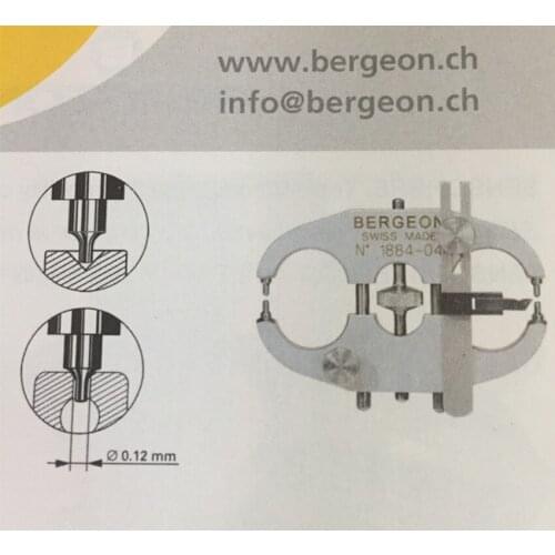 Bergeon 1884-04 Truing calipers.Small model with parallel opening Compases de ocho.Modelo grande con abetura paralela watch tool