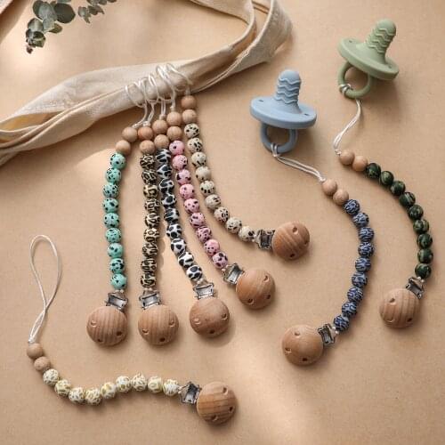 Hot Sale Baby Pacifier Clips Chains Soother Holder Infant Pacifier Dummy Clip Nipple Holder Newborn Gift BPA Free Dropshipping