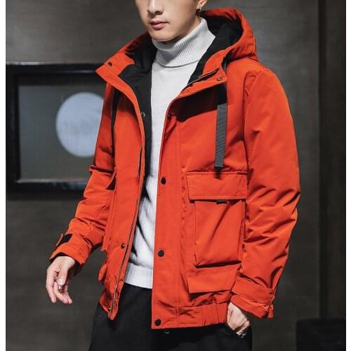 Thick and Warm Hooded Cotton-padded Jacket for Fall/winter New Leisure Wide and Short Outdoor Cold-proof All-match Jacket