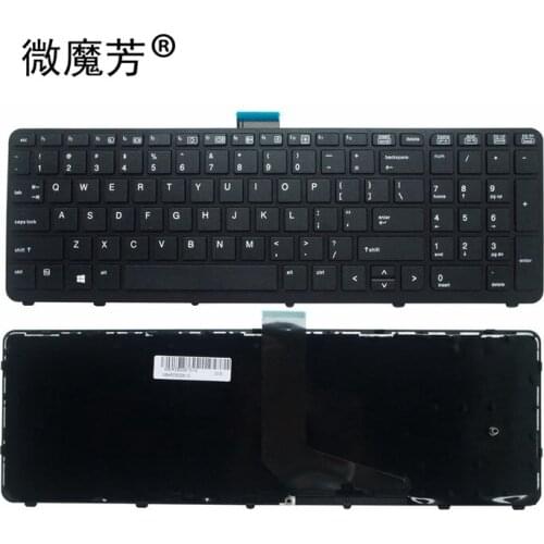 NEW English laptop keyboard FOR HP for ZBOOK 15 17 G1 G2 PK130TK1A00 SK7123BL US black