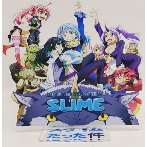NEW Anime That Time I Got Reincarnated as a Slime Rimuru Tempest Fashion Acrylic Cute Stand Figure Model Desktop Toy Cosplay