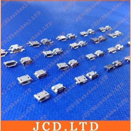 Cltgxdd Micro USB 5P,5-pin Micro USB Jack,5Pins Micro USB Connector Tail Charging socket