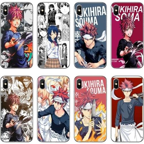 Shokugeki No Soma Accessories Phone Case For Xiaomi Redmi 9T 9C 9A 7 7A K20 6 6A S2 Redmi Note 9S 9T 9 8 8T 7 6 5A Pro