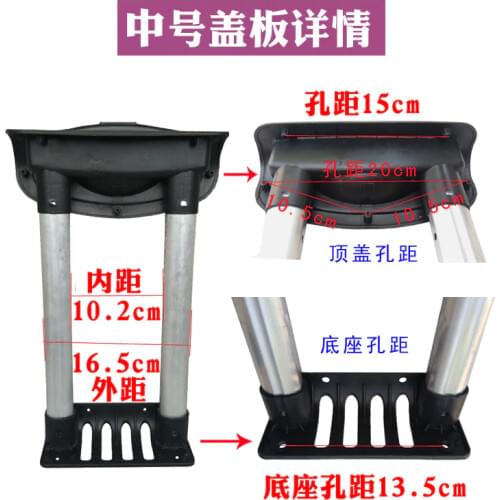 Telescopic Suitcase Luggage Bag Parts Trolley/Handles Suitcases Replacement Telescopic Rods Luggage Handle Repair Accessories