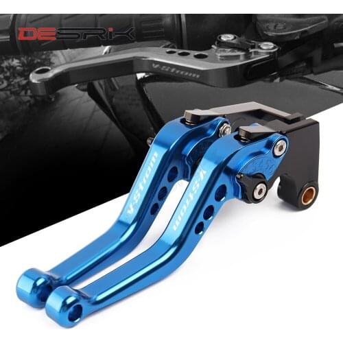 DESRIK High Quality For SUZUKI V-trom DL 1000 DL1000 V-trom 2002-2017 Motorcycle Accessories Short Brake Clutch Levers