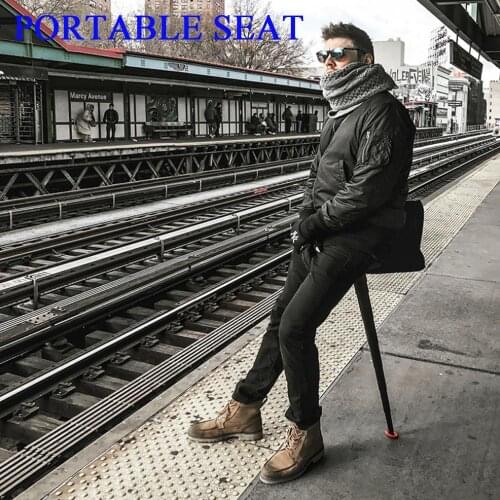 High Quality Portable Subway Chair Magic Folding Stool Adjustable Pocket Stool Suitable For Travel And Outdoor Activities Hot