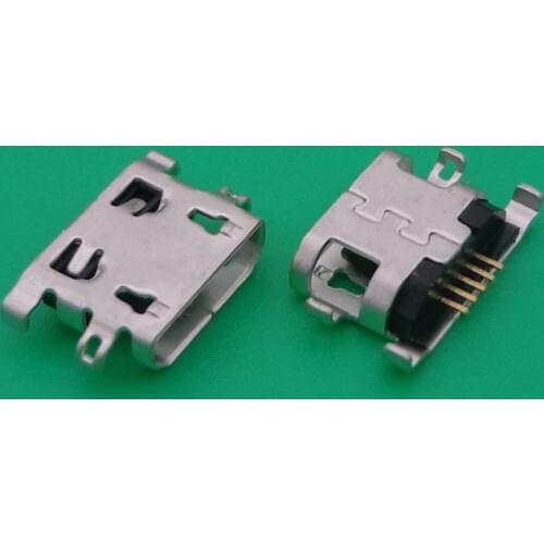 5pcs Micro usb Charge Connector charging port socket plug dock for Fly IQ4502 Quad Era Energy 1,IQ4511 Cell Phones