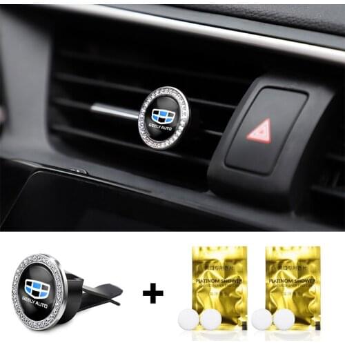 1Pcs Air Outlet Aromatherapy Clip Car Solid Perfume Freshener For Geely Boyue Haoyue Vision-X3 New emgrand Vision Binyue Emgrand