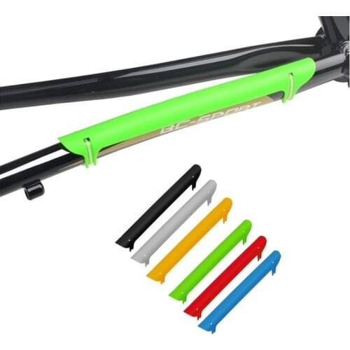 1 Piece Colorful Plastic Bicycle Chain Protector Mountain Bike Frame Chain Cover Bicycle Chain Fixed Bicycle Accessory Device