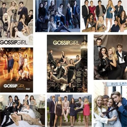 5D Diamond Painting Gossip Girl Poster Diamond Inlaid Diamond Embroidery Cross Stitch Home Decoration