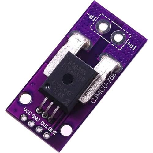 ACS758LCB ACS758LCB-050B-PFF-T Hall Current Sensor Current Module NEW Diy Kit Electronic PCB Board Module