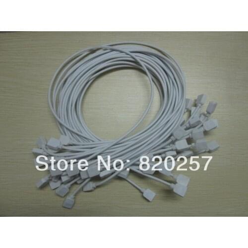 Free shipping 30pcs Lot 3 pin female led connectors at both ends with 600mm white cable for CCT led strip light
