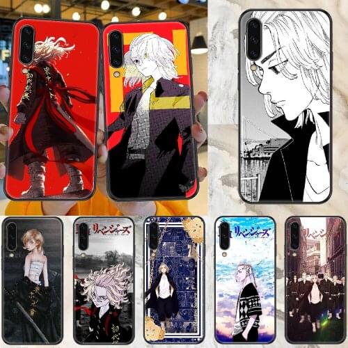 Tokyo Revengers Phone case For Samsung Galaxy A 3 5 7 8 10 20 21 30 40 50 51 70 71 E S 2016 2018 4G black trend funda 3D bumper