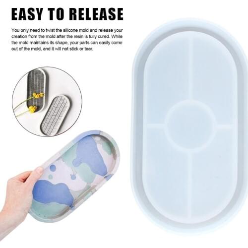 Dish Mold Flower Plate Mold Epoxy Resin Crafts Blossom Tray Epoxy Resin Crafts Personalised Tray DIY Silicone Mold Resin