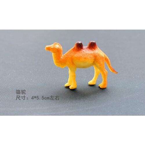 Bimodal camel solid simulation children model toy ornaments puzzle non-toxic tasteless gift
