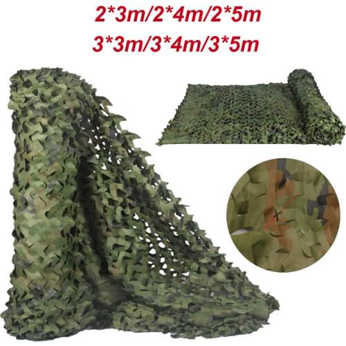 Woodland Camo Camouflage Net 2x3m/2x4m/2x5m/3x4m/3x5m For Outdoor Camping Hunting Military training Car Shade Camouflage Net