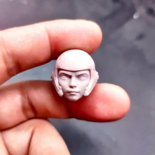 Hot 1/12 Scale Angel Alita Head Sculpt Unpainted Fit 6" ML Figure B Style