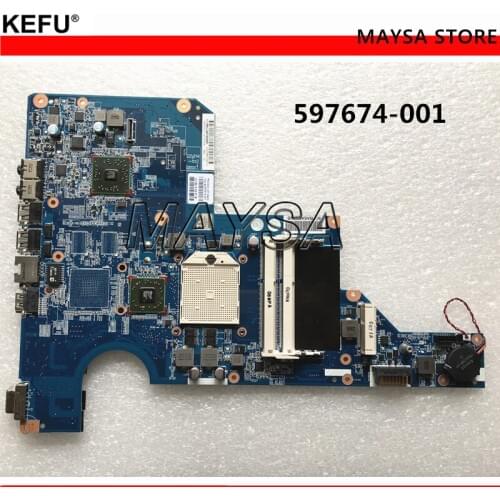 597674-001 for hp G62 CQ62 G62-A05SW G62-A15SW laptop motherboard 100% TESTED ok g62 cq62