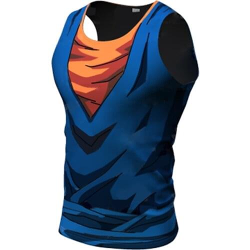 2021 Tank Tops Men Women Vest Harajuku Cosplay Anime characte Male The Tops&Tee Fitness Tight Bodybuilding Summer Quick Dry Tops