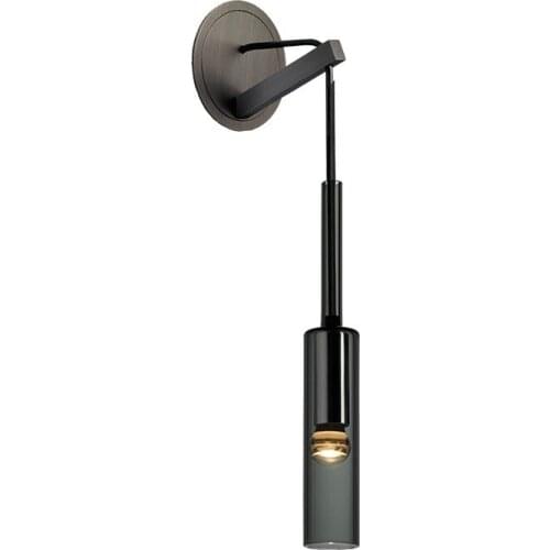 Minimalist light luxury crystal wall lamp living room background wall bedroom bedside restaurant bar wine bottle lights