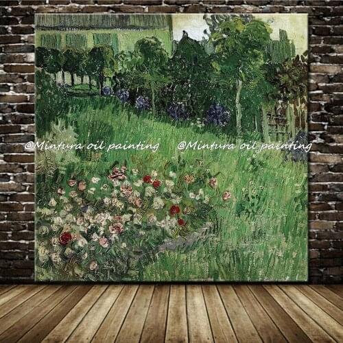 Mintura Hand Painted Vincent Van Gogh Oil Paintings On Canvas Reproduction Daubings Garden Wall Art Picture For Home Decoration