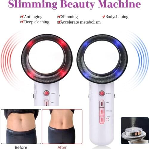 New Ultrasound Cavitation EMS Face Body Slimming Massager Lipo Fat Burner Machine Galvanic Infrared Ultrasonic Weight Loss Tools