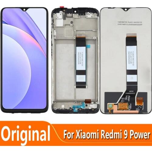 Original Display Replace 6.53" For Xiaomi Redmi 9 Power LCD Touch Screen Digitizer Assembly M2010J19SI