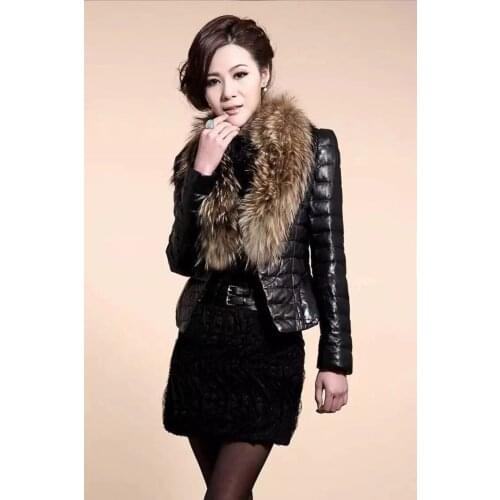 Europe and United States burst autumn and winter imitation fur coat short pu fur one fox hair and cotton clothes faux fur coat