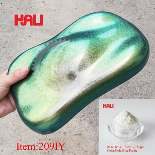 Chameleon pigment,Type 209IY,DIY nail,Automotive,paint,cosmetics,leather,ink,plastic,ceramics,10g per bag,free shipping