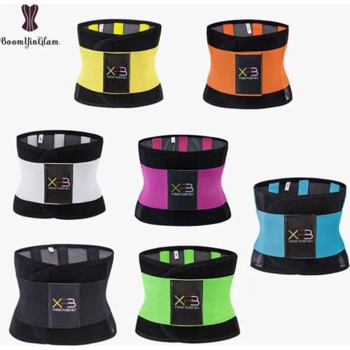 Waist Trainer Xtreme Power Belt Fitness Waist Support Corset Waist Cincher Shaper Tummy Trimmer Belt For Pregnancy Mother 603