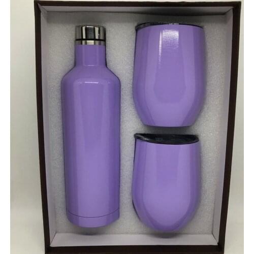 Christmas Gift Wine Beer Thermos Set Cold Coffee Tumbler Egg Cup Beer Mug Double Wall Vacuum Insulated Water Cup Bar Drinkware