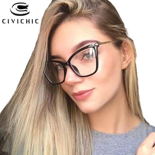 Chic Computer Glasses Women Anti Blue Light Eyewear Retro Cat Eye Gafas Luz Azul Mujer Computer Goggles UV Lunette De Vue COG101
