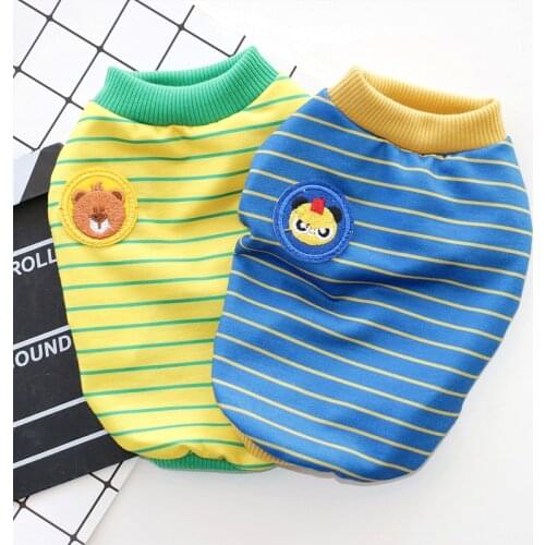 Dog Vest Clothes Spring Summer Pets Outfits Cooling Clothes for Small Dogs Pet T shirt Soft Puppy Dogs Clothes Shirts 127-2