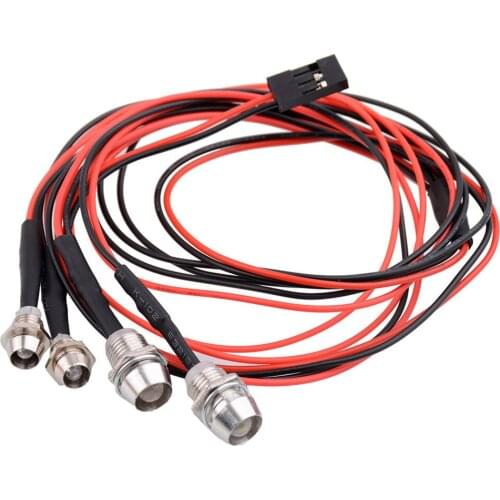 RC LED Night Headlamps Headlights 3/5mm LED Light for Model Drift Crawler Car RC LED Headlamps Headlights Crawler Car H-best