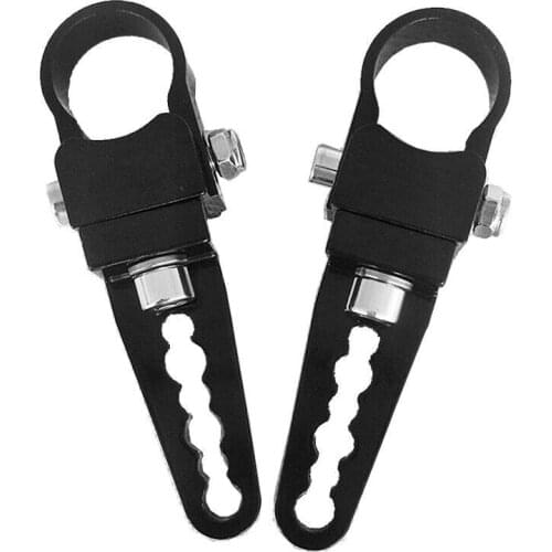 2pcs Pair 1" Inch 25mm Bull Bar Roof Roll Cage Holder Tube Clamps Adjustable Bullbar LED Light Bar Mounting Brackets Offroad ATV