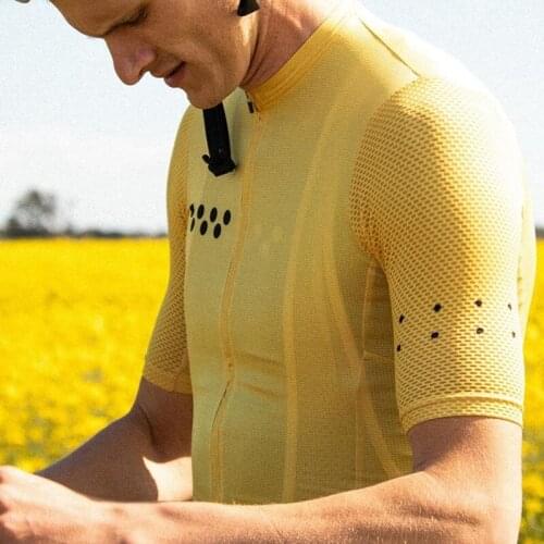 TEAM the pedla new air mesh short sleeve cycling jersey men Colorful rainbow color series go pro riding shirt Pink red sportwear