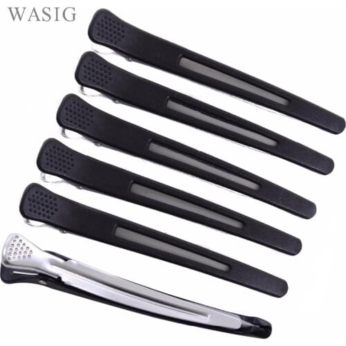 6pcs Holding Hair Styling Section Clip Hair Clips Duck Mouth Salon Hairdressing Clips Flat Accessories Hair Cutting Tools