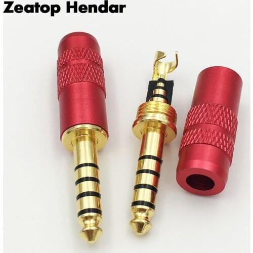 1Pcs 4.4mm 5 Poles Male Full Balanced Headphone Plug 19.5mm for Sony PHA-2A TA-ZH1ES NW-WM1Z NW-WM1A AMP Player