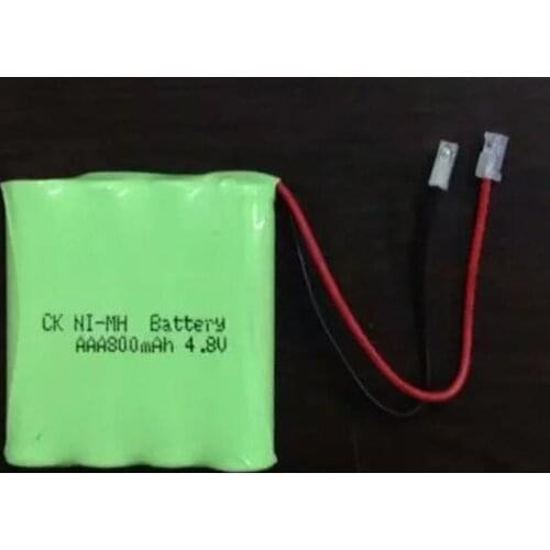 1PCS Original New Ni-Mh 4.8V AAA 800mAh Ni-Mh Rechargeable Battery Pack With Plugs