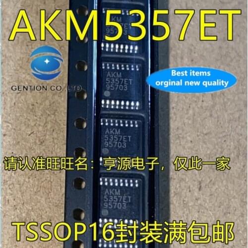 10PCS AK5357ET-E2 AK5357ET AKM5357ET TSSOP-16 AD converter in stock 100% new and original