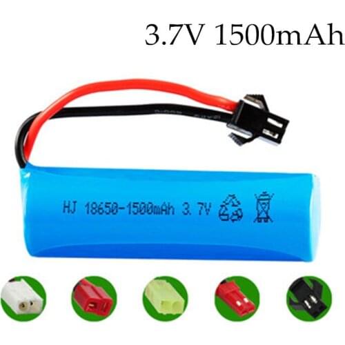3.7V 1500mAH Remote control helicopter aircraft cylindrical lithium battery 3.7V 1500mAH 15C discharge lithium iron 18650