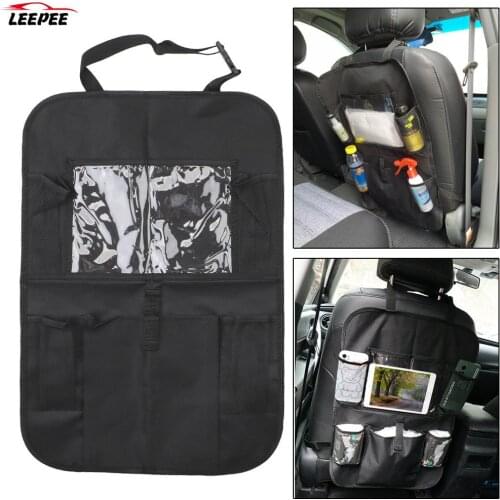 Tablet Holder Car Seat Back Organizer Multi-Pocket Storage Bag Stowing Tidying Universal