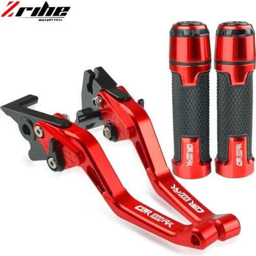 For HONDA CBR 1000RR CBR1000RR FIREBLADE 2004-2007 Motorcycle Brake Clutch Levers Handlebar Hand Grips Handle Bar End Cap Cover