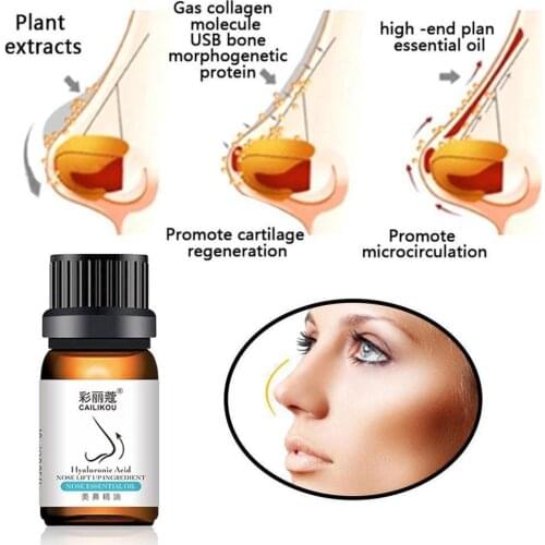 Nose Up Heighten Rhinoplasty Essential Oils Nasal Bone Nose Remodeling Really Pure Care Smaller Natural Thin Nose Effective E5V2
