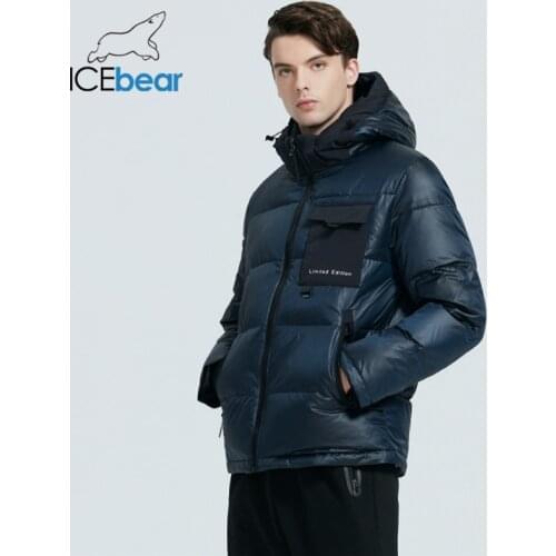 ICEbear 2020 winter mens jacket high quality mens windproof and warm jacket fashionable mens coat MWD20971I