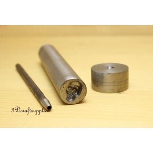 Rivets setting tools Rivet Puncher Stick Rivet Installation Tools skull 12 mm S5