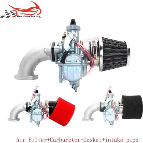 Mikuni VM22 Carburetor 38mm Air Cleaner Filter 26mm Carb Intake Pipe Mainfold For 110cc 125cc 140cc Engine Pit Dirt Bike Motor