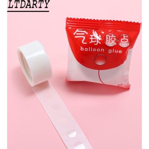 1000 points balloon attachment glue points to attach the balloon to the ceiling or wall balloon stickers birthday party supplies